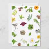 Botanische kruiden Weddenschap Kaart (Achterkant)