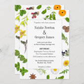 Botanische kruiden Weddenschap Kaart (Voorkant / Achterkant)