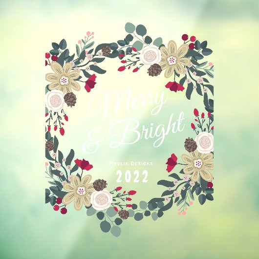 Botanische kruiderij en felle winkel raamsticker (Vel 3)