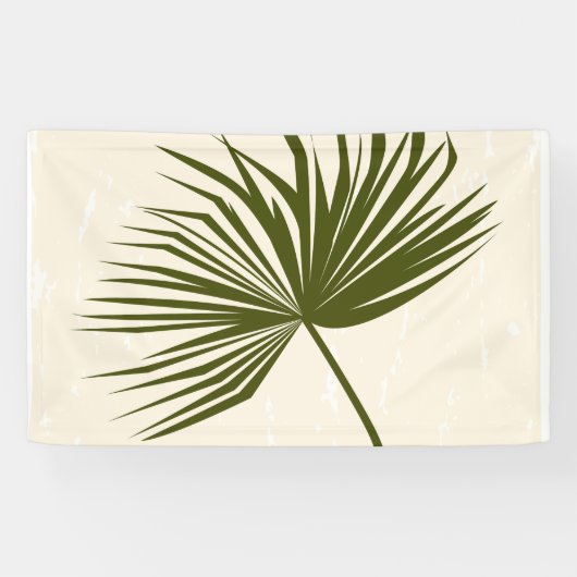 Botanische kunst aan de muur spandoek (Horizontaal)