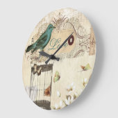 botanische kunst berdcage moderne  vogel grote klok (Hoek)