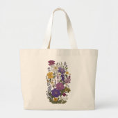 Botanische kunst grote tote bag (Voorkant)