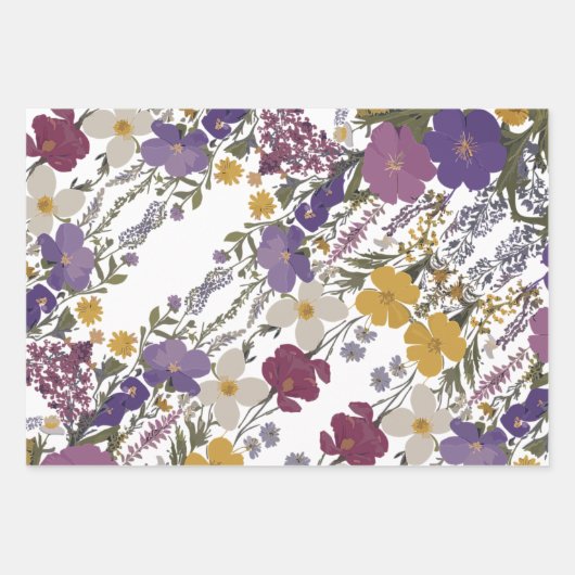 Botanische kunst inpakpapier vel (Voorkant 3)