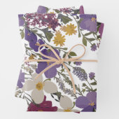 Botanische kunst inpakpapier vel (In situ)