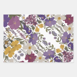 Botanische kunst inpakpapier vel