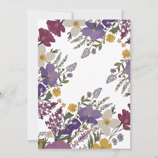 Botanische kunst kaart (Voorkant)