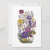 Botanische kunst kaart (Achterkant)