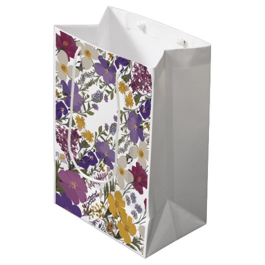 Botanische kunst medium cadeauzakje (Voorkant Gekanteld)