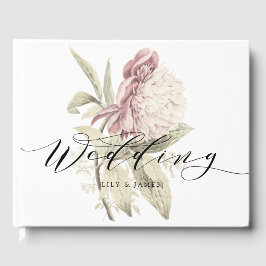  Botanische Kunst met Peony Gastenboek