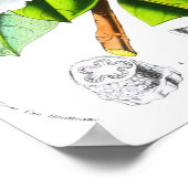  botanische kunst poster (Hoek)