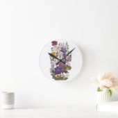 Botanische kunst ronde klok (Huis)