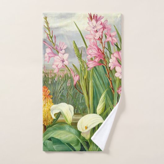 Botanische kunst: Schoonheden van het moeras Handdoek (Handdoek)