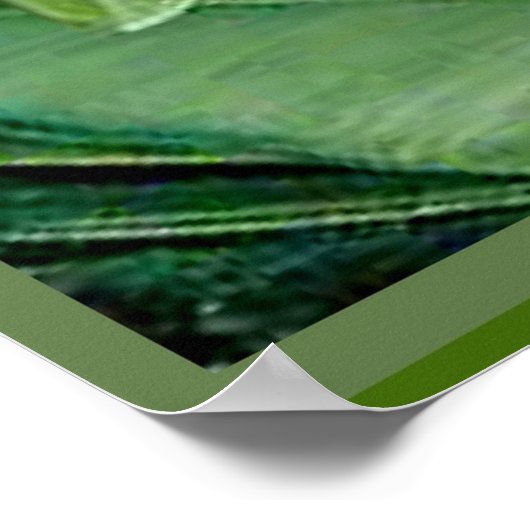 Botanische kunst: Schoonheden van het moeras Poster (Hoek)