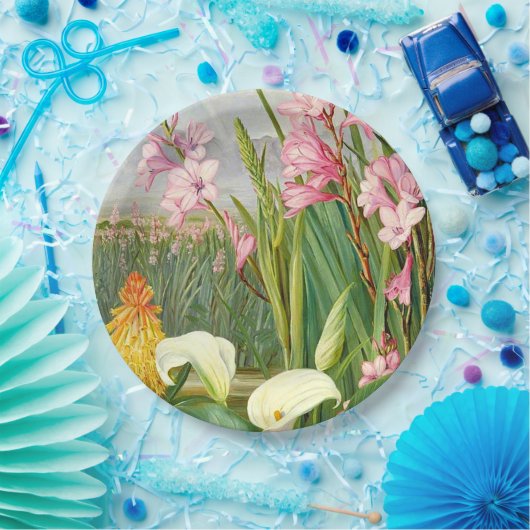 Botanische kunst: Schoonheid van de moeras Papieren Bordje (Feest)