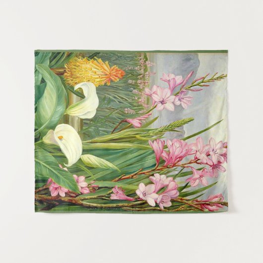 Botanische kunst: Schoonheid van de moeras Wandkleed (Voorkant (horizontaal))