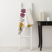 Botanische kunst sherpa deken (In situ)