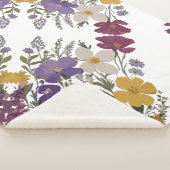 Botanische kunst sherpa deken (3/4)