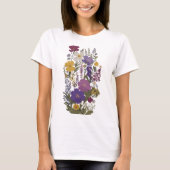 Botanische kunst t-shirt (Voorkant)