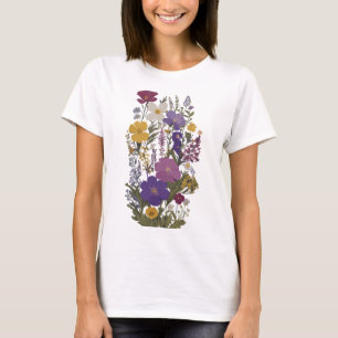 Botanische kunst t-shirt
