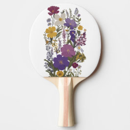 Botanische kunst tafeltennisbatje