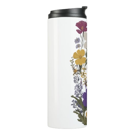 Botanische kunst thermosbeker (Gedraaid links)