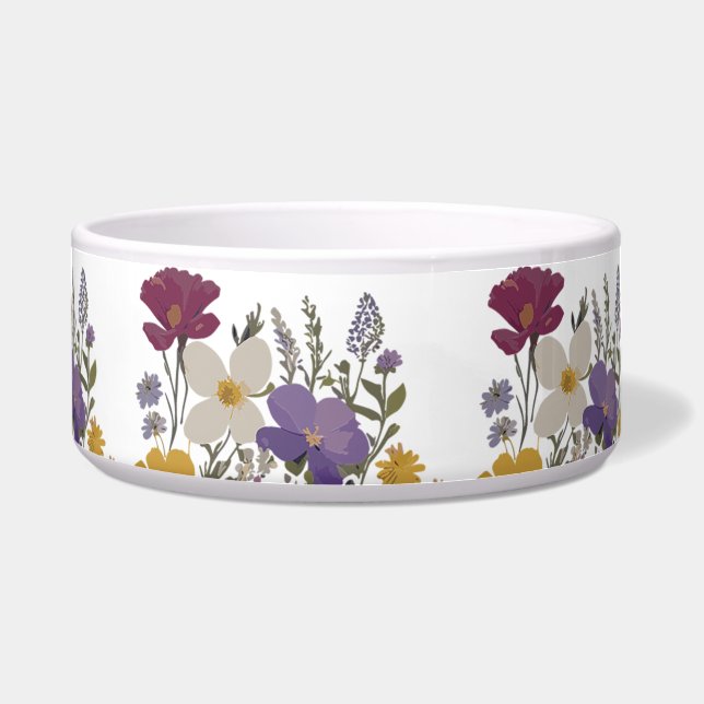 Botanische kunst voerbakje (Voorkant)