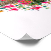 Botanische kunstafdrukken van Tulip Garden Poster (Hoek)