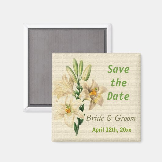  botanische kunstbloem met uitzondering van de dat magneet (Voorkant / Achterkant)