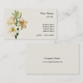 botanische kunstbloemen professioneel visitekaartje (Voorkant / Achterkant)