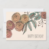 Botanische kunstkunst met armkleuring kaart (Voorkant)