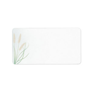 Botanische kustbruiloft etiket