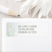 Botanische kustbruiloft etiket (Insitu)