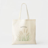 Botanische kustbruiloft tote bag (Voorkant)