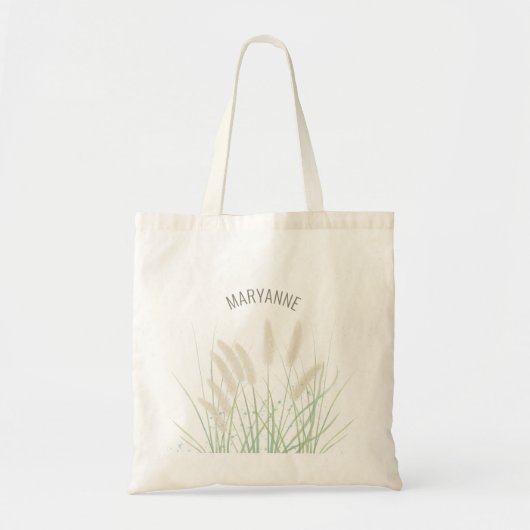 Botanische kustbruiloft tote bag (Voorkant)