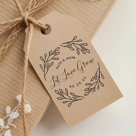 Botanische Laat Liefde Groeien Trouwzaad Favoriete Rubberstempel