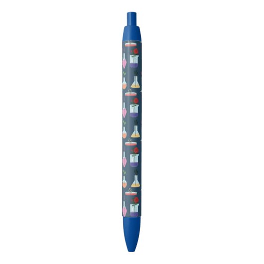 Botanische Laborapparatuur Zwarte Inkt Pen (Voorkant Verticaal)