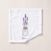 botanische lavendel bad handdoek (Wasdoekje)