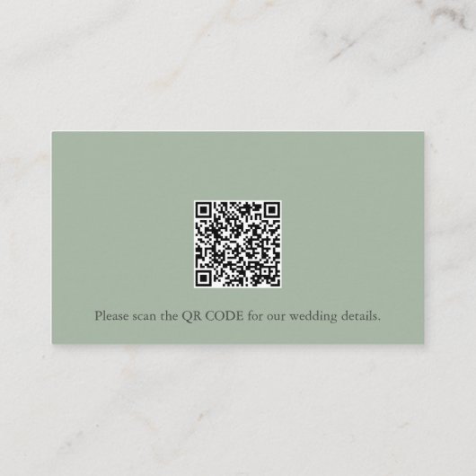 Botanische Lavendel Waterverf Bruiloft Behuizing Informatiekaartje (Achterkant)