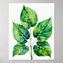 Botanische Leaf Art Print