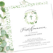 Botanische Leaf First Community Invitation Kaart