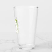 Botanische LeafBautizo Bautismo Baptism Name Verse Glas (Links)