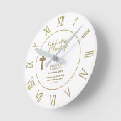 Botanische LeafBautizo Bautismo Baptism Name Verse Ronde Klok (Hoek)