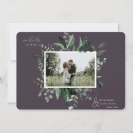 Botanische Leafy Greenery Photo Lijst Save the Dat