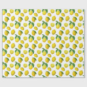  Botanische Lemon Afdruk Cadeaupapier (Vlak)