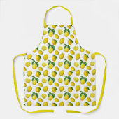  Botanische Lemon Afdruk Schort (Voorkant)