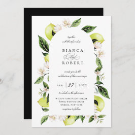 Botanische Lemon Arch Lijst Weddenschap Kaart