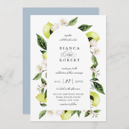 Botanische Lemon Arch Lijst Weddenschap Kaart