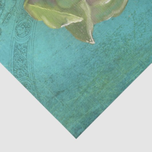 Botanische Lemon BOHO Ephemera-ontkoppeling Tissuepapier (Detail)