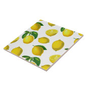  Botanische Lemon Print Keramische Tegel Tegeltje (Zijkant)