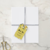 Botanische Lemon Zomer Verjaardagsfeestje Cadeau L Cadeaulabel (Met Touw)